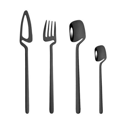 Surreal Stainless Steel Flatware 16 Piece Set