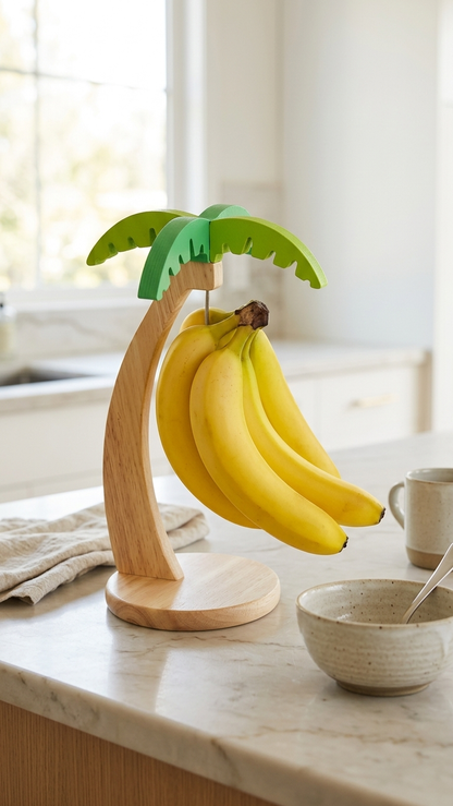 Natural Kitchen Functional Decor Banana Hanging Tree