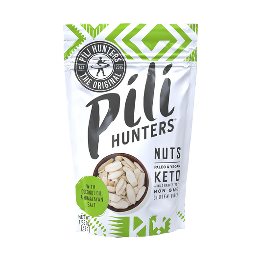 Pili Hunters Nuts With Coconut Oil & Himalayan Salt 1.85oz Bag