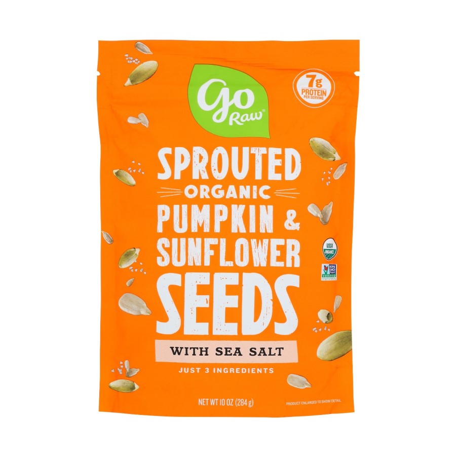 Go Raw Sprouted Organic Pumpkin & Sunflower Seeds With Sea Salt 10oz