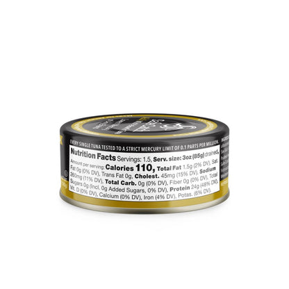 5 Ounce Safe Catch Ahi Wild Yellowfin Tuna Can Tuna Fish In Olive Oil Nutrition Facts