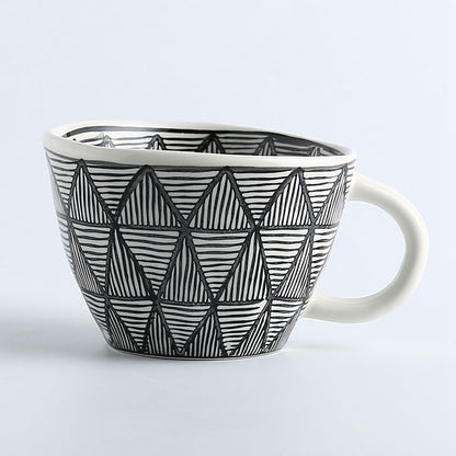 Pinnacles Artistic Style Irregular Shaped Ceramic Mug