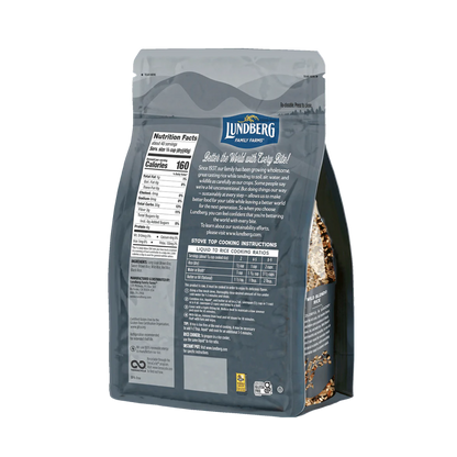 Lundberg Wild Blend Sustainable Rice Nutrition Facts Gluten Free Ingredients
