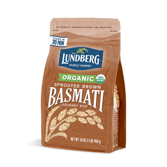 Lundberg Family Farms Organic Sprouted Brown Basmati Rice 16oz