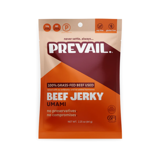 Prevail Grass-Fed Beef Jerky Umami 2.25oz