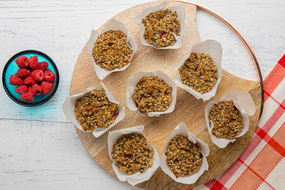 Raspberry Quinoa Breakfast Muffins Lundberg TriColor Quinoa Recipe